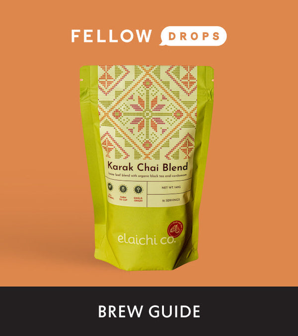 Fellow's Take on Karak Chai Blend by elaichi co. | Brew Guide