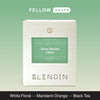 White box labeled BlendIn Coffee Club Haro Wachu Filter: light roast, white floral, orange, tea.