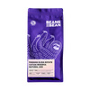 Purple coffee bag with a smiling sloth and Bean & Bean Panama Elida Estate label on front.
