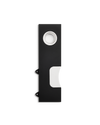 Fellow Steam Wand Trim, black and white with circular top hole, shown on a white background.