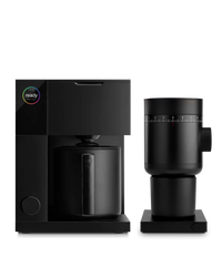 Fellow's Aiden + Grinder Kit ensures consistent brews with freshly ground coffee every time.
