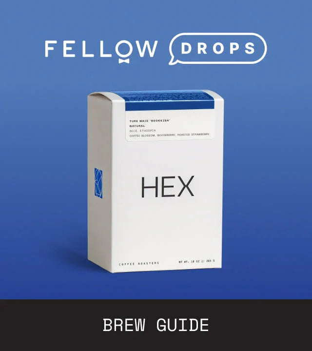 Fellow's Take on HEX Coffee Roasters Ture Waji Bookisa Natural | Brew Recipe | Fellow