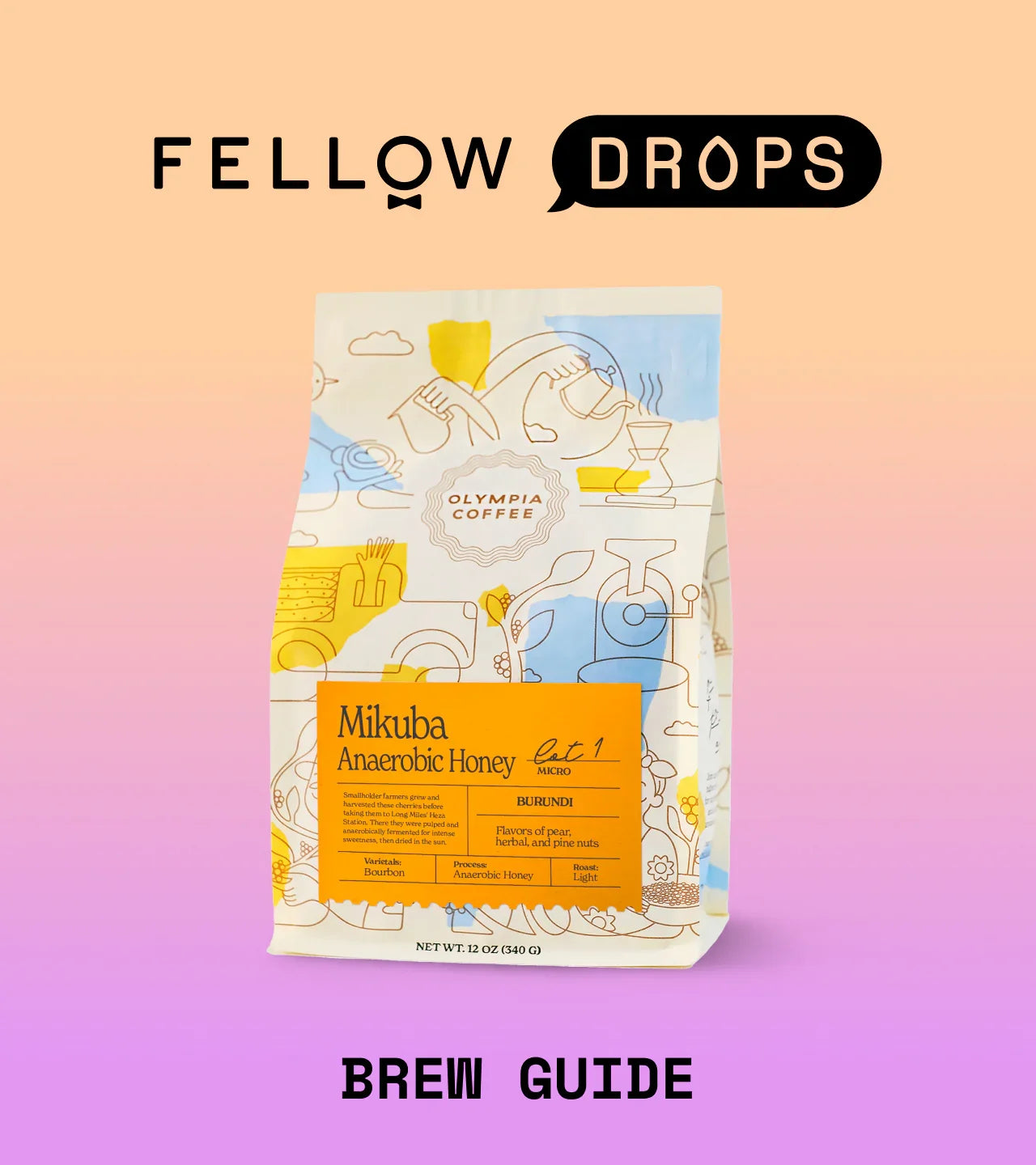 Fellow's Take on Mikuba Anaerobic Honey by Olympia Coffee | Brew Recipe | Fellow