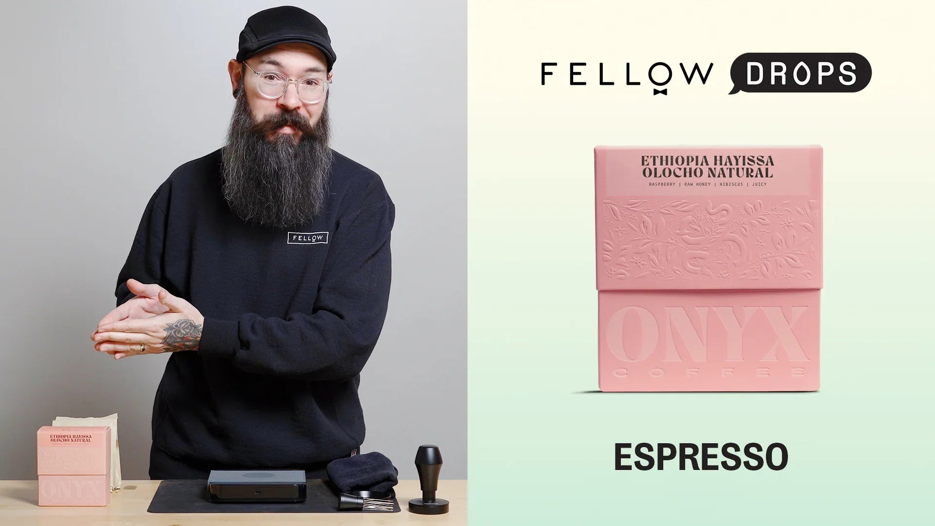 Fellow's Take on Ethiopia Hayissa Olocho Natural from Onyx | Espresso Brew Guide | Fellow