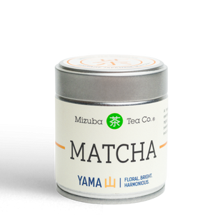 Yama Matcha by Mizuba Tea Co., inspired by Shizuoka, Japan's tea tradition.