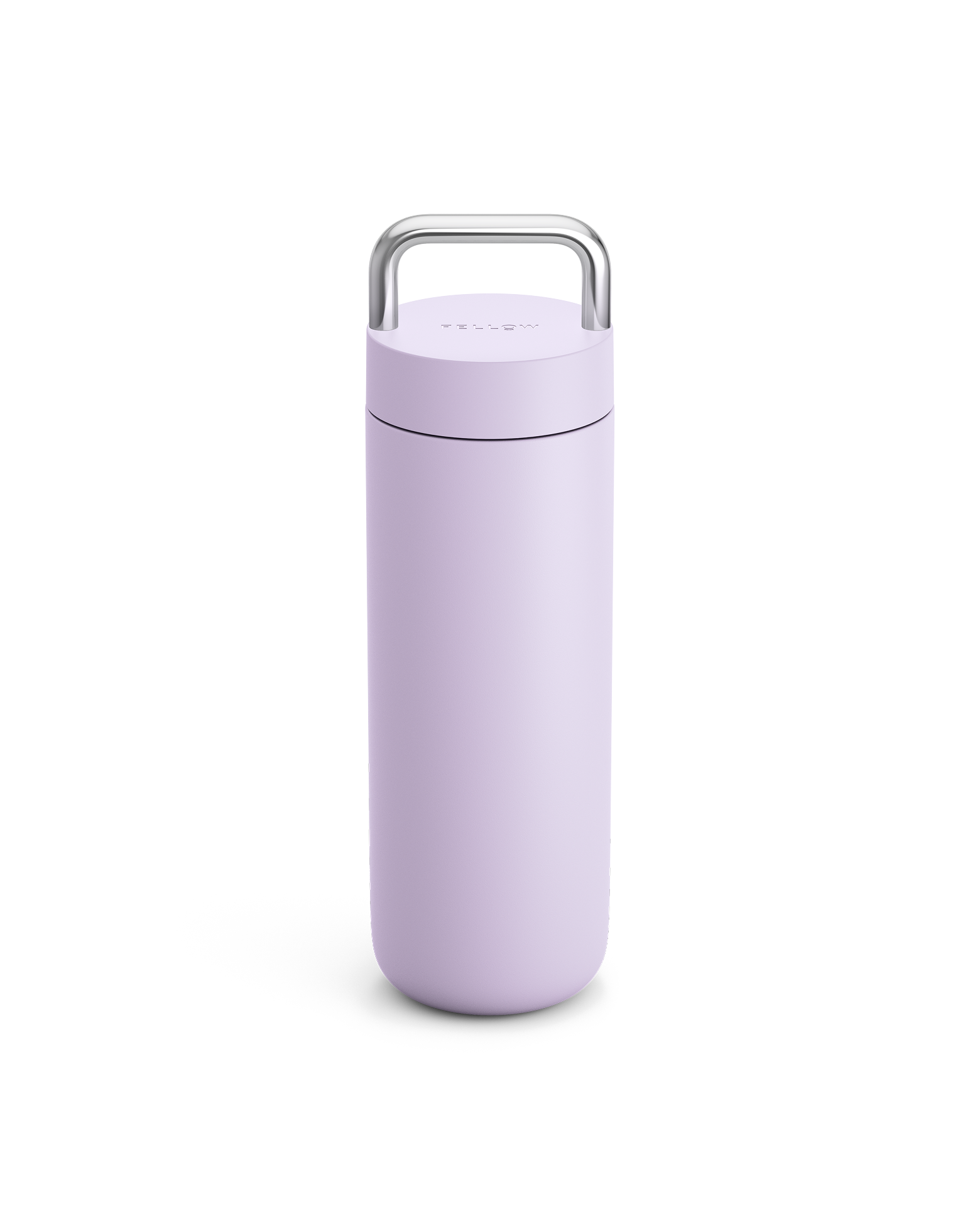 The Fellow Carter Carry Travel Mug in Peri Twinkle on a white background.