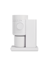 Fellow Opus 2 Conical Burr Grinder in matte white with a modern, minimalist design.