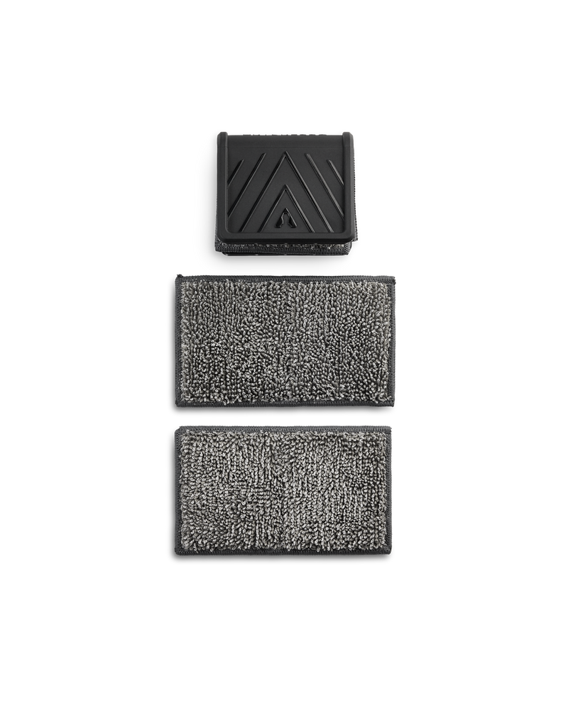 Fellow Artpresso Steam Wand Cleaning Tool with two stacked microfiber cleaning pads.