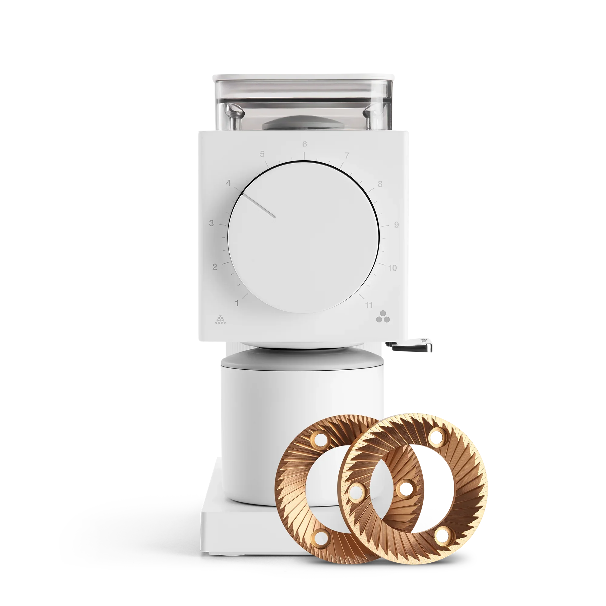 Ode Brew Grinder - Ode Brew Grinder - Matte White with Upgraded SSP Burrs | Fellow
